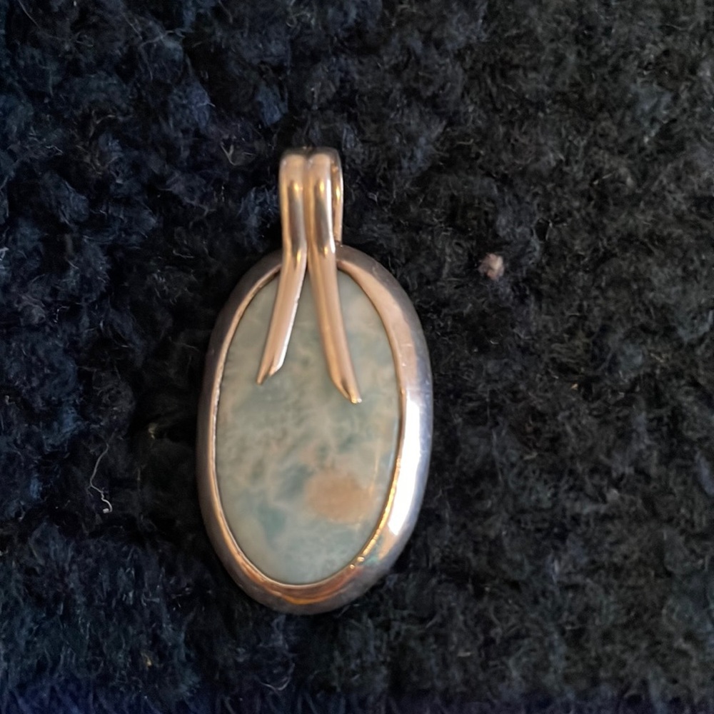 Silver Semi Precious Stone Pendant